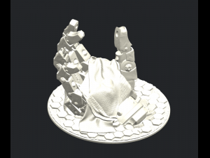 Deadpool Lady Deadpool Ready to Print 3D 프린트 모델