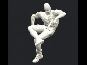 Deadpool Lady Deadpool Ready to Print 3D 프린트 모델