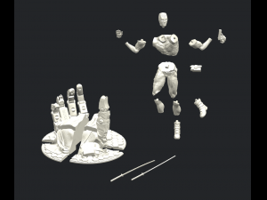 Deadpool Lady Deadpool Ready to Print 3D 프린트 모델