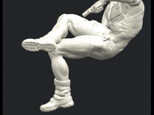 Deadpool Lady Deadpool Ready to Print 3D 프린트 모델