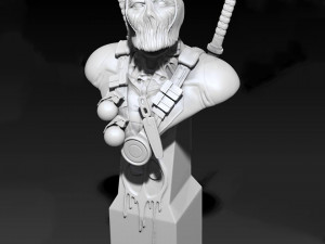 Deadpool Bust Ready to Print Modelo de Impressão 3D
