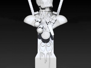 Deadpool Bust Ready to Print 3Dプリントモデル