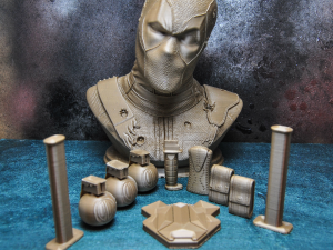 Deadpool Bust 3D Print Model 3D Принт Модель