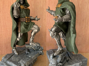 Marvel Dr Doom Sculpture Ready to Print STL 3D Baskı Modeli