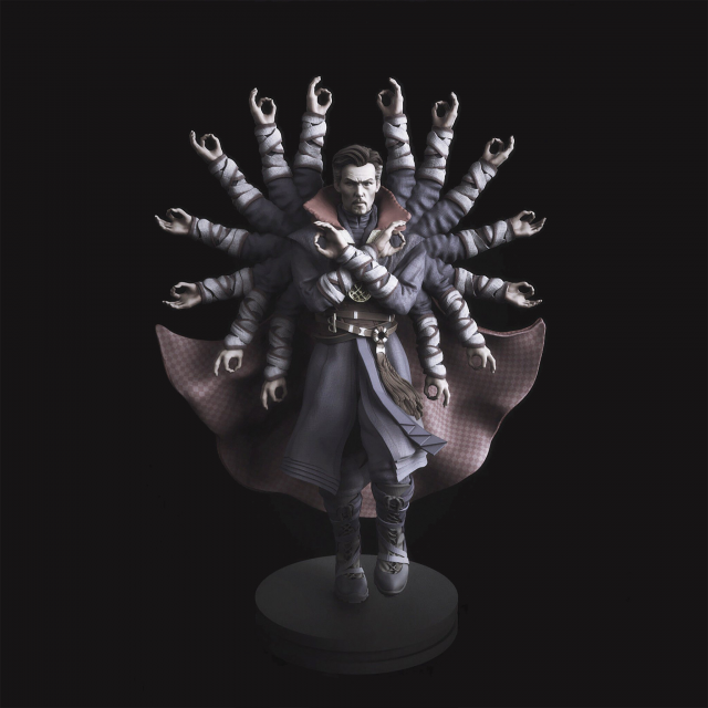 Doctor Strange Ready to Print STL Model Cetak 3D .c4d .max .obj .3ds .fbx .stl .blend 