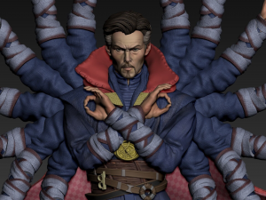 Doctor Strange Ready to Print STL Model Cetak 3D
