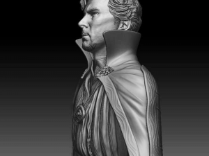 Dr Strange Bust Ready to Print Modèles 3D en vedette