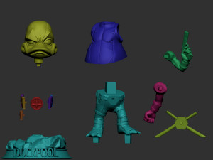 Duckpool Statues Ready to Print 3D Print Model