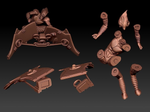Green Goblin Statues Ready to Print 3D-Druckmodell