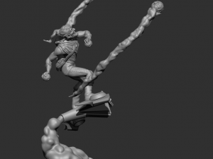 Green Goblin on Glider Ready to Print 3D-Druckmodell
