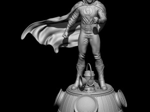 Green Lantern Miniatures Ready to Print 3D Print Model