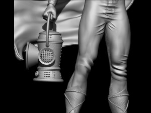 Green Lantern Miniatures Ready to Print 3D Print Model