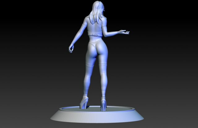 Emma Frost Marvel Statues Ready to Print STL 3D Print Model in