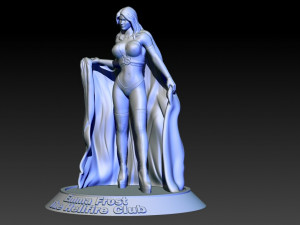 Emma Frost Marvel Statues Ready to Print STL 3D Print Model