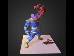 Deadpool vs Thanos Miniatures Ready to Print Modelo de Impressão 3D
