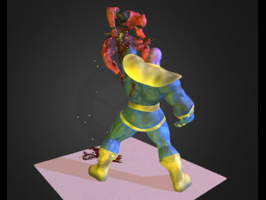 Deadpool vs Thanos Miniatures Ready to Print Modelo de Impressão 3D