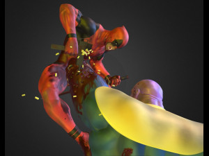Deadpool vs Thanos Miniatures Ready to Print Modelo de Impressão 3D