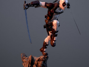 Deadpool X-Force Marvel Statues Ready to Print STL 3D-Druckmodell