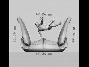 Spiderman Marvel Miniature Ready to Print STL 3D Print Model