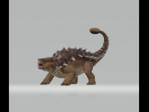 Ankylosaurus Dinosaur Ready to Print STL FBX OBJ 3D प्रिंट मॉडल