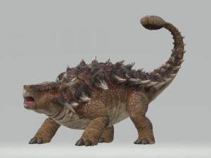 Ankylosaurus Dinosaur Ready to Print STL FBX OBJ 3D Print Model