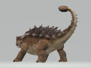 Ankylosaurus Dinosaur Ready to Print STL FBX OBJ 3D प्रिंट मॉडल
