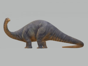 Apatosaurus Dinosaur Ready to Print STL FBX OBJ 3D Print Model