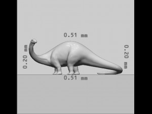 Apatosaurus Dinosaur Ready to Print STL FBX OBJ 3D Baskı Modeli