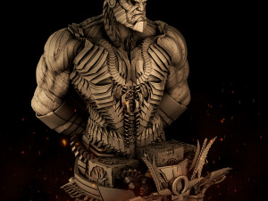 DC Comics Darkseid Bust Ready to Print 3Dプリントモデル