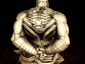 DC Comics Darkseid Bust Ready to Print 3Dプリントモデル