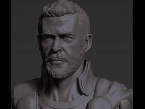 Thor bust Ready to Print STL 3D Baskı Modeli