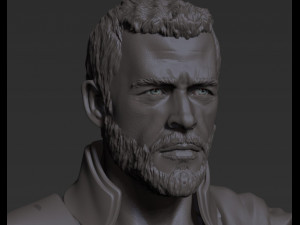 Thor bust Ready to Print STL 3D Baskı Modeli