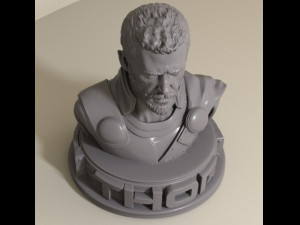 Thor bust Ready to Print STL 3D Baskı Modeli