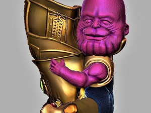 Thanos Flower Pot Ready to Print 3D Print Model