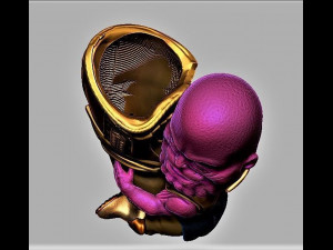 Thanos Flower Pot Ready to Print 3D Print Model