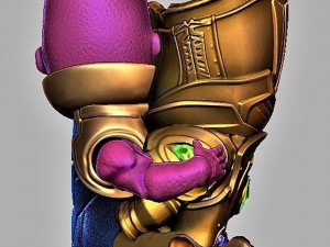 Thanos Flower Pot Ready to Print 3D Print Model
