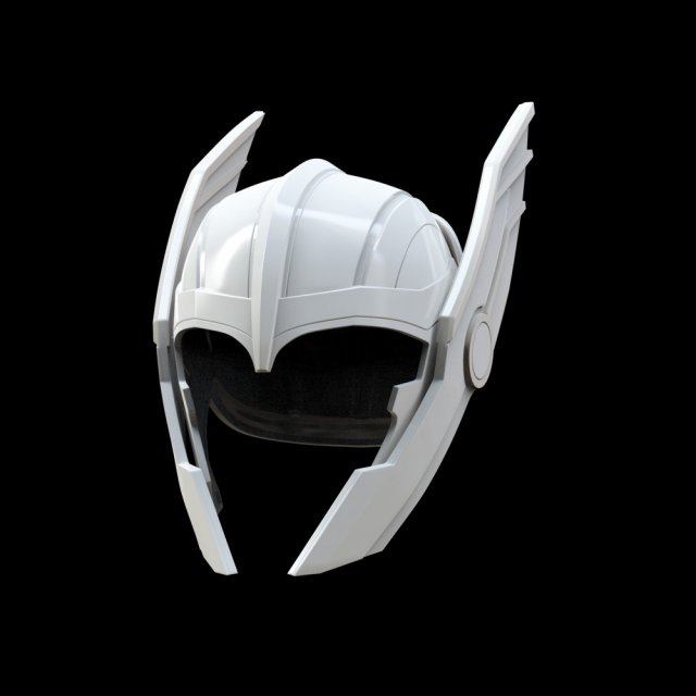 Thor Ragnarok Helmet Ready to Print 3D Print Model .c4d .max .obj .3ds .fbx .stl .blend 