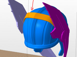 Thor Ragnarok Helmet Ready to Print 3D Print Model