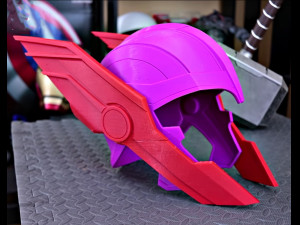 Thor Ragnarok Helmet Ready to Print 3D Print Model