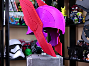 Thor Ragnarok Helmet Ready to Print 3D Print Model