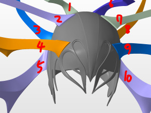 Hela Headdress Helmet from Thor Ragnarok Modelo de impresión 3D