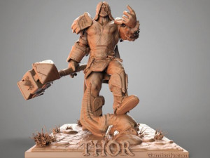 Thor Marvel Ready to Print 3D Print Model