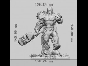 Thor Marvel Ready to Print 3Dプリントモデル