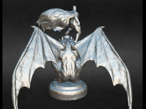 Batman on Devil Ready to Print 3D Print Model