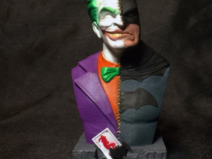 Batman vs Joker Bust Ready to Print 3D Baskı Modeli
