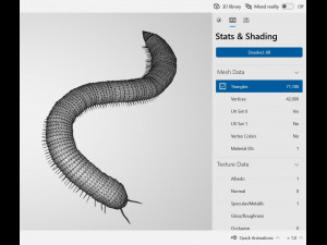 Millipede Ready to Print Modèles 3D en vedette