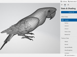 Parrot Ready to Print Modelo de impresión 3D