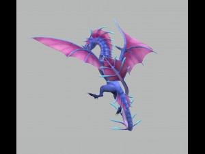 Character Fantasy Dragon Ready to Print Model Cetak 3D