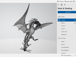 Character Fantasy Dragon Ready to Print Model Cetak 3D