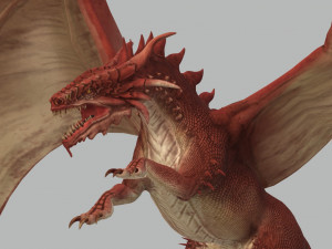 Red Dragon Ready to Print Modello di stampa 3D